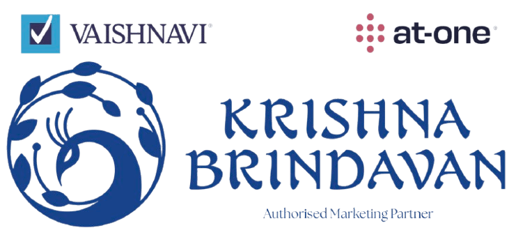 Vaishnavi At-One Krishna Brindavan Logo New